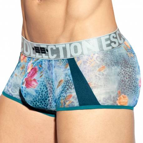 ES Collection Flowery Panther Trunk - Silver XS