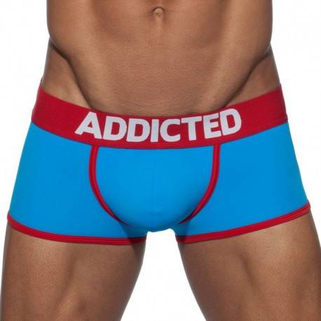 Addicted Swimderwear Push Up Boxer - Blue - Red M