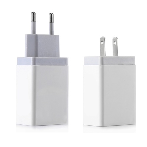 Chargeur de téléphone rapide USB EU Plug Power Adapter