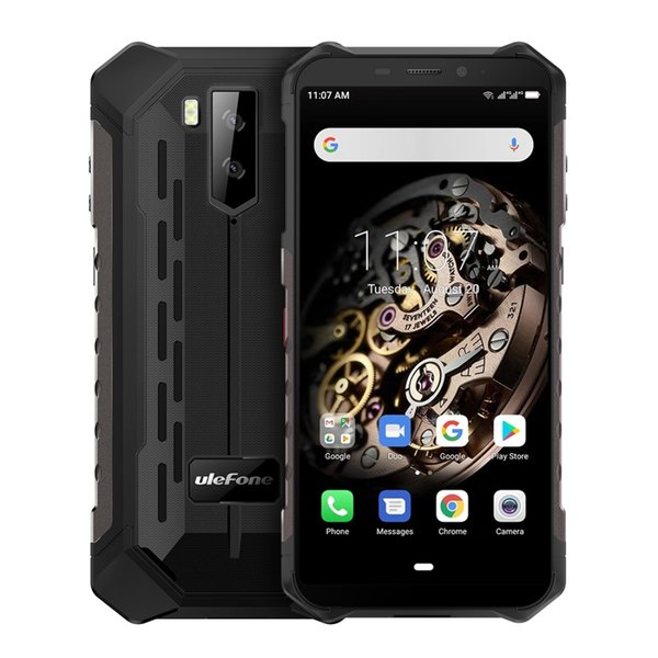 Ulefone Armor X5 Rugged Phone, 3GB+32GB IP68/IP69K Waterproof Dustproof Shockproof, Dual Back Cameras, Face Identification, 5000mAh Battery, 5.5 inch