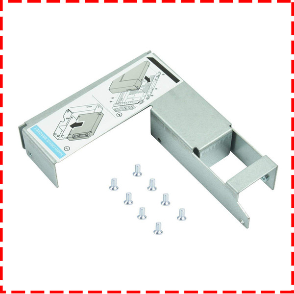 2.5 9w8c4 y004g ssd adapter bracket for 3.5 f238f g302d x968d f9541 sas sata hard drive caddy tray enclosure with screws