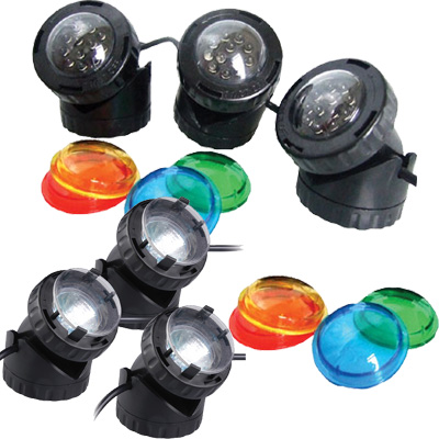 PondXpert Triple LED & Halogen Pond Lights Special Offer