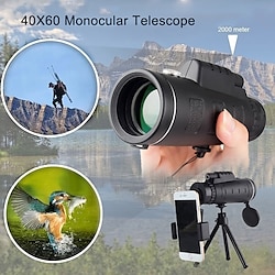 Télescope monoculaire double mise au point réglage faible luminosité nuit binoculaire longue-vue chasse regarder outils de plein air miniinthebox