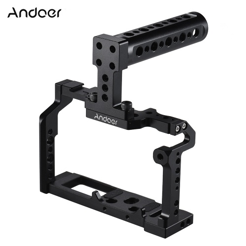 Andoer Aluminum Alloy Camera Video Cage Top Handle Kit Film Making System for Fujifilm XT2