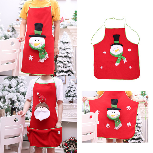 christmas aprons xmas decoration aprons for adults women and men dinner party cooking apron kitchen accessories sale