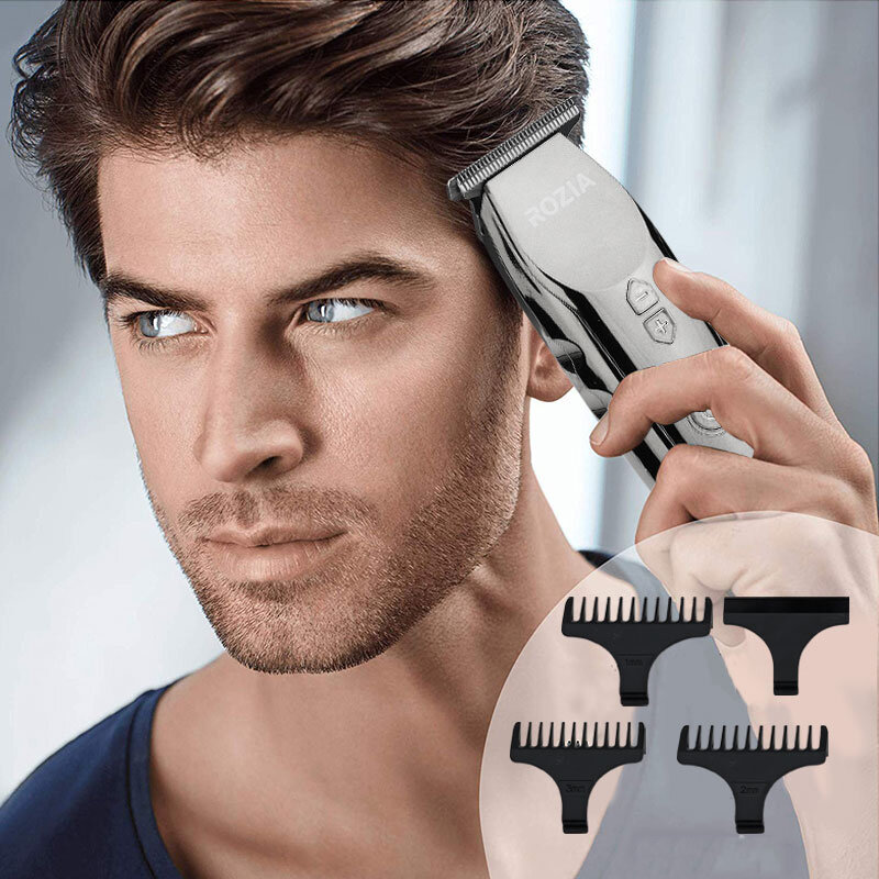 RAZIO Electric LCD Professionelle Haarschneidemaschine Wiederaufladbare Haarschneidemaschine für Männer - EU-Stecker
