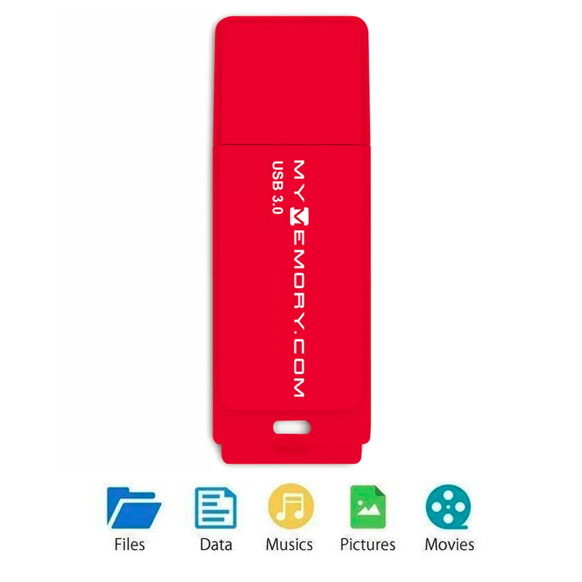 MyMemory 64GB USB 3.0 Flash-Laufwerk - Rot