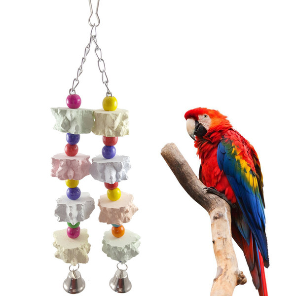 middle and small size parrot a molar tooth chinese prickly ash wood natural parrot gnaw toys stand frame a molar tooth string bite string