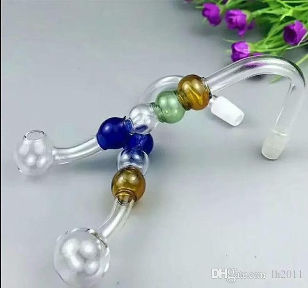 Four ball glass pot Wholesale Glass bongs Oil Burner Glass Water Pipes Oil Rigs Smoking Free