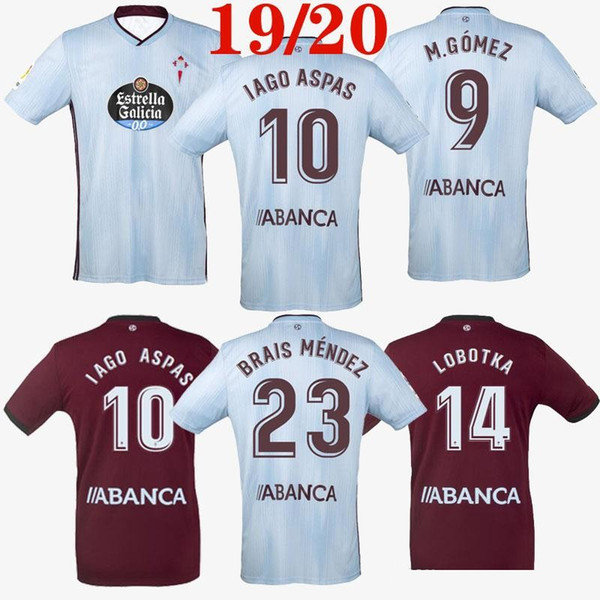 2019 2020 Celta Vigo soccer jersey home away Iago Aspas kids Maximiliano Gomez Sisto Jonny camiseta de futbol jerseys 19 20 football shirts