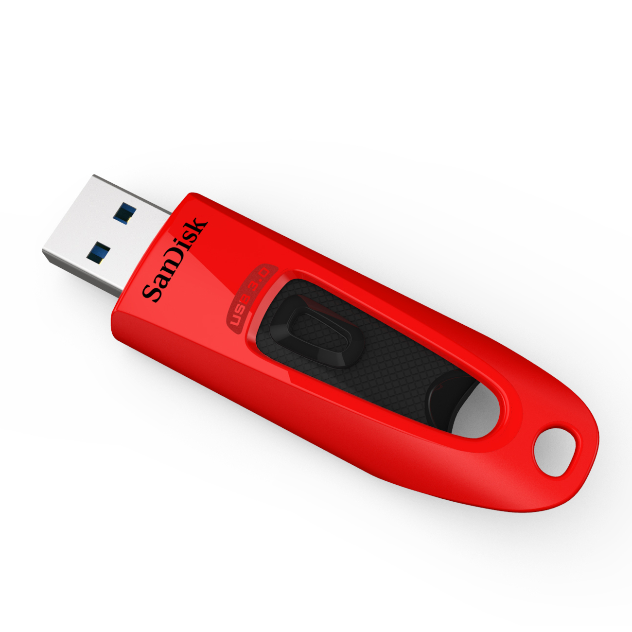 SanDisk 32GB Ultra USB 3.0 Flash Drive - 100Mb/s - Red