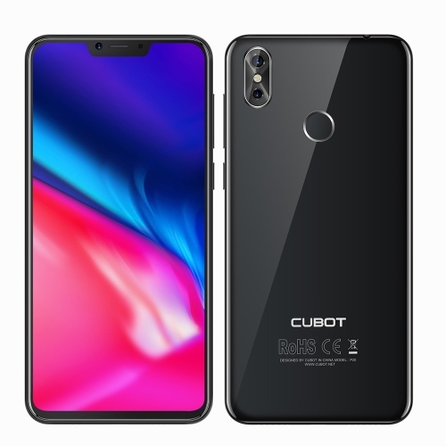 Cubot P20 Téléphone Mobile 4GB 64GB 6.18Inch Notch 19: 9 Screen