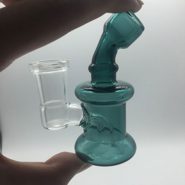 DHL!! Smoking Hookahs Mini Glass Beaker Bongs 14mm Female Joint 3.3 inch Oil Rigs Thick Pyrex Water Pipes For Quartz Banger Nails