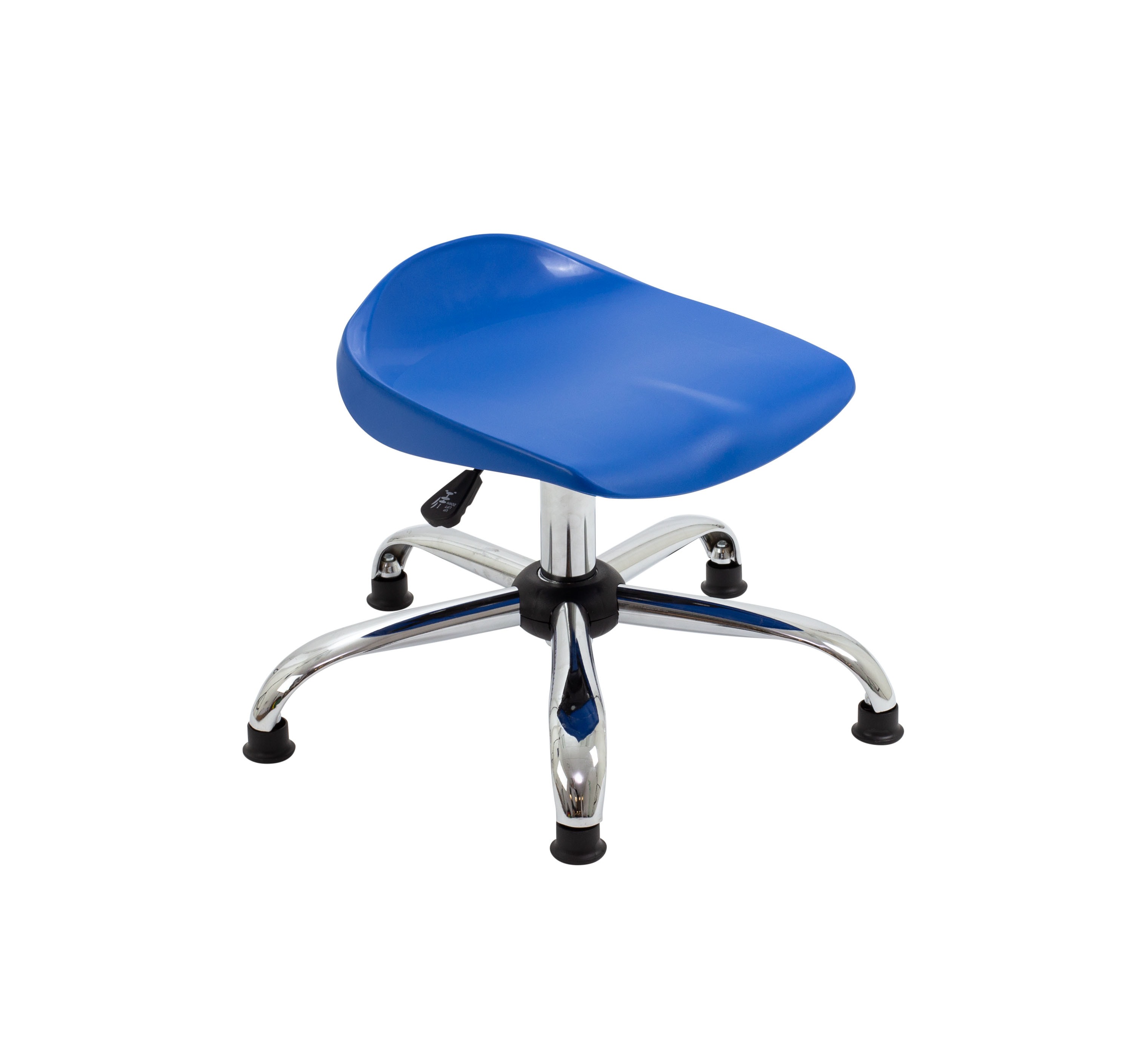 Titan Swivel Junior Stool - 405-475mm Seat Height - Blue