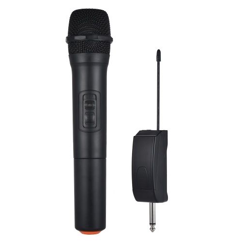 VHF Handheld Wireless Microphone Mic System 5 Channels for Karaoke Business Meeting Speech Home Entertainment