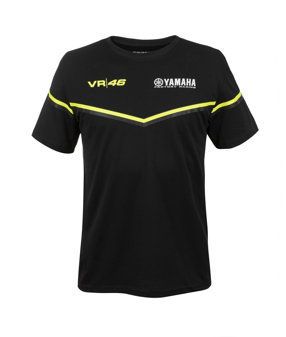 VR46 Yamaha 2018 T-Shirt Noir Jaune S