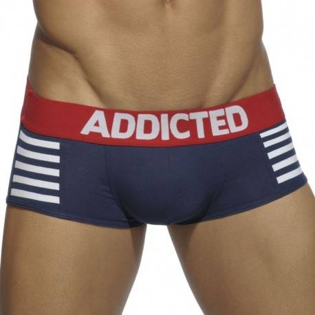 Addicted Sailor Stripes Boxer - Navy XS