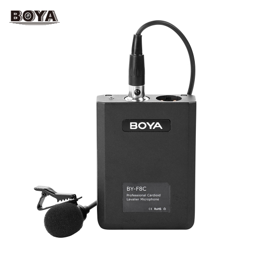 BOYA BY-F8C Cardioid Lavalier Condenser Microphone