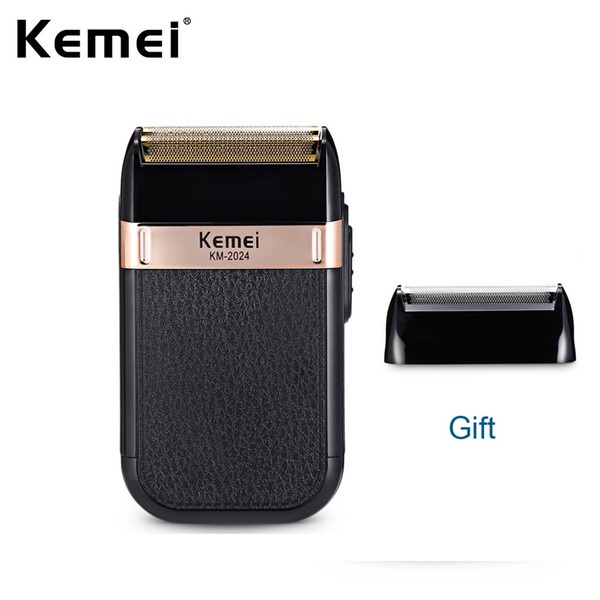 Kemei KM-2024 Electric Shaver for Men Twins Blade Waterproof Reciprocating Cordless Razor USB Rechargeable Shaving Machine Barber Trimmer