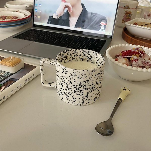 Mugs Ceramic Drink Mug Nordic White High Quality Milk Ins Coffee Travel Couple Gift Porcelain Taza Navidad Drinkware BK50