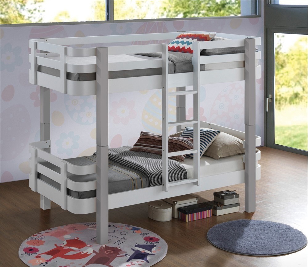 Sweet Dreams Jazzy White Wooden Bunk Bed - Single