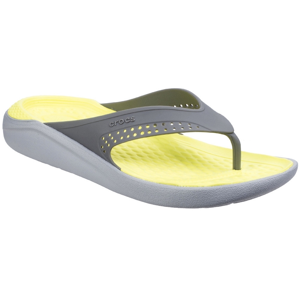Crocs Mens LiteRide Lightweight Durable Comfortable Beach Flip Flops UK Size 8 (EU 42.5, US 9)