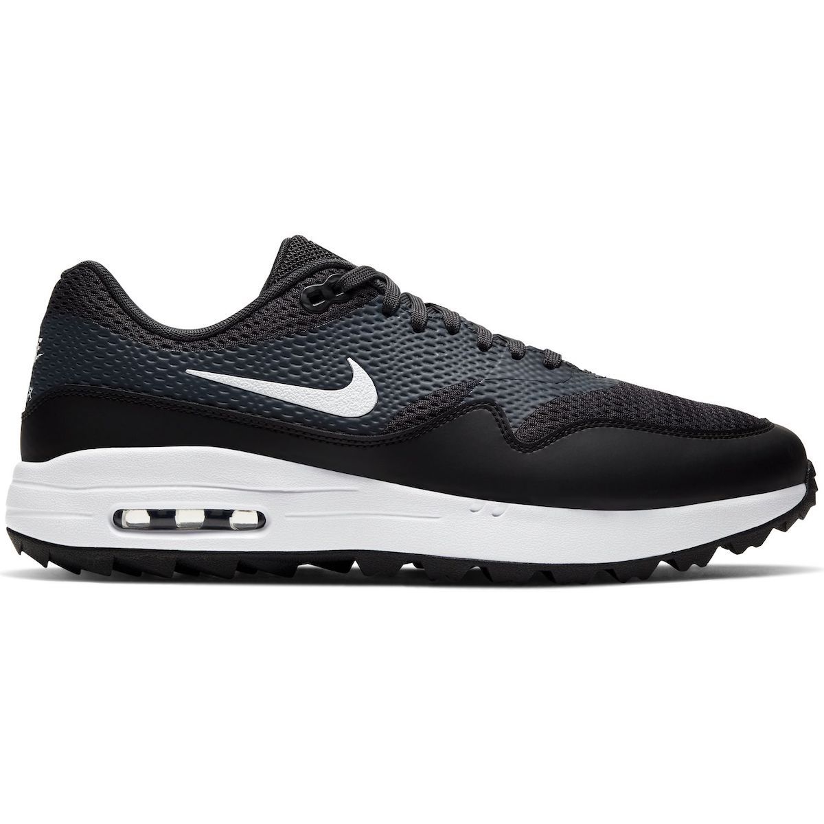 Nike Air Max 1G Textil Golfschuh Herren schwarz