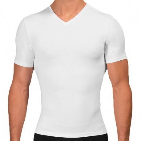 Rounderbum Cotton Compression T-Shirt - White M