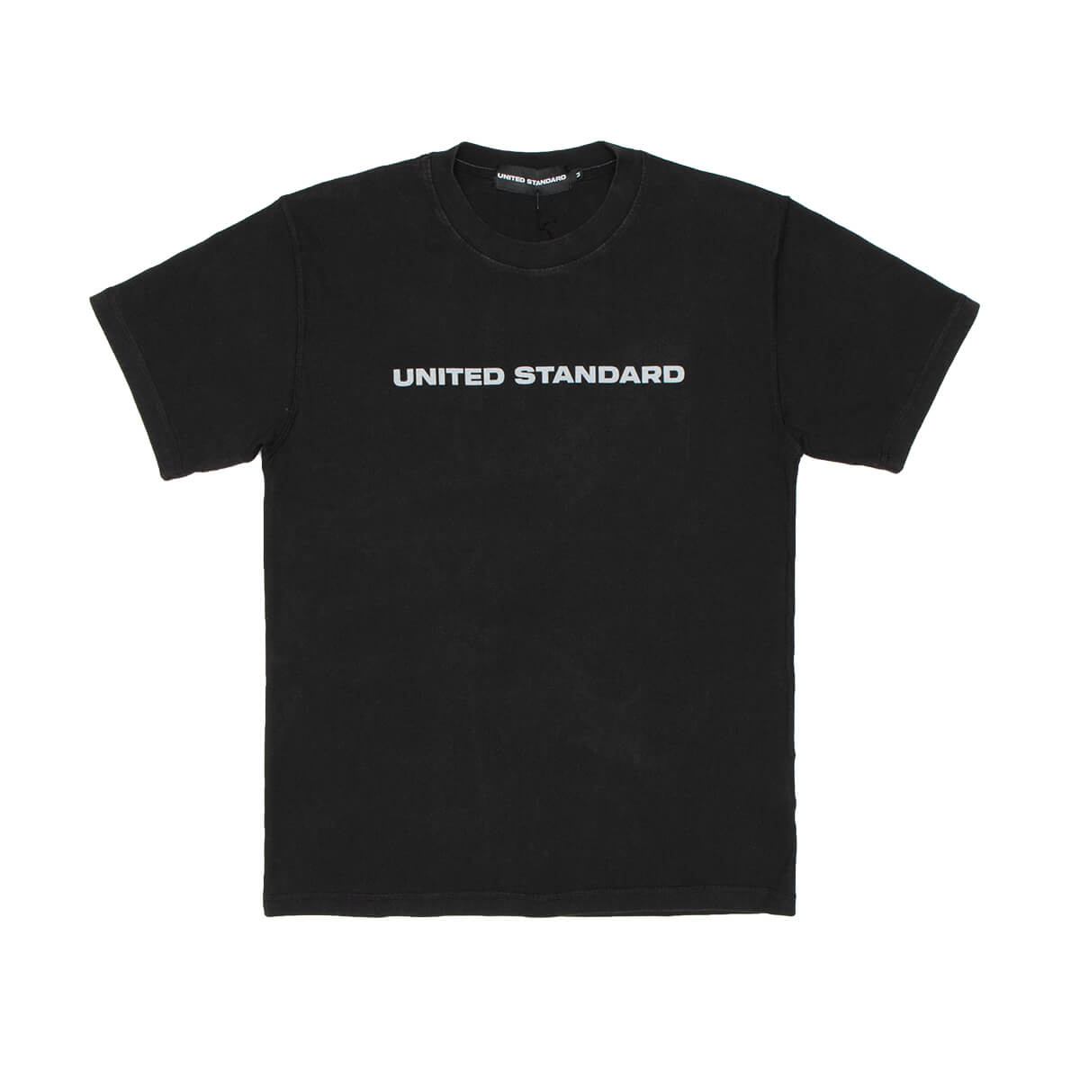 UNITED STANDARD Black t-shirt Logo Acid