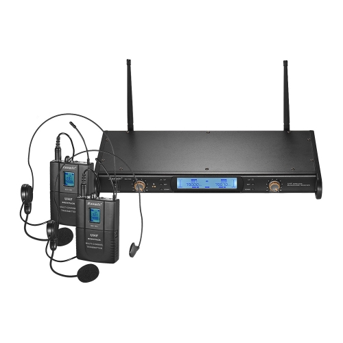 Baomic BM-7200 UHF Wireless Microphone System for Business Meeting Public Speech Classroom Teaching