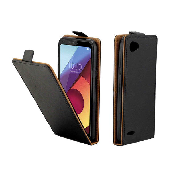 business leather case for coque lg q6 q6a vertical flip cover card slot cases for lg q6 plus mobile phone bags