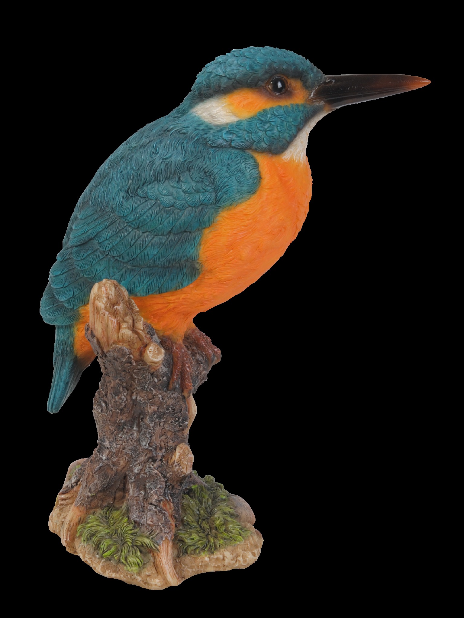 Vivid Arts Kingfisher on Stump - Size F