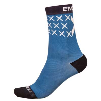 ENDURA Scotland Flag Sock Blue-S-M