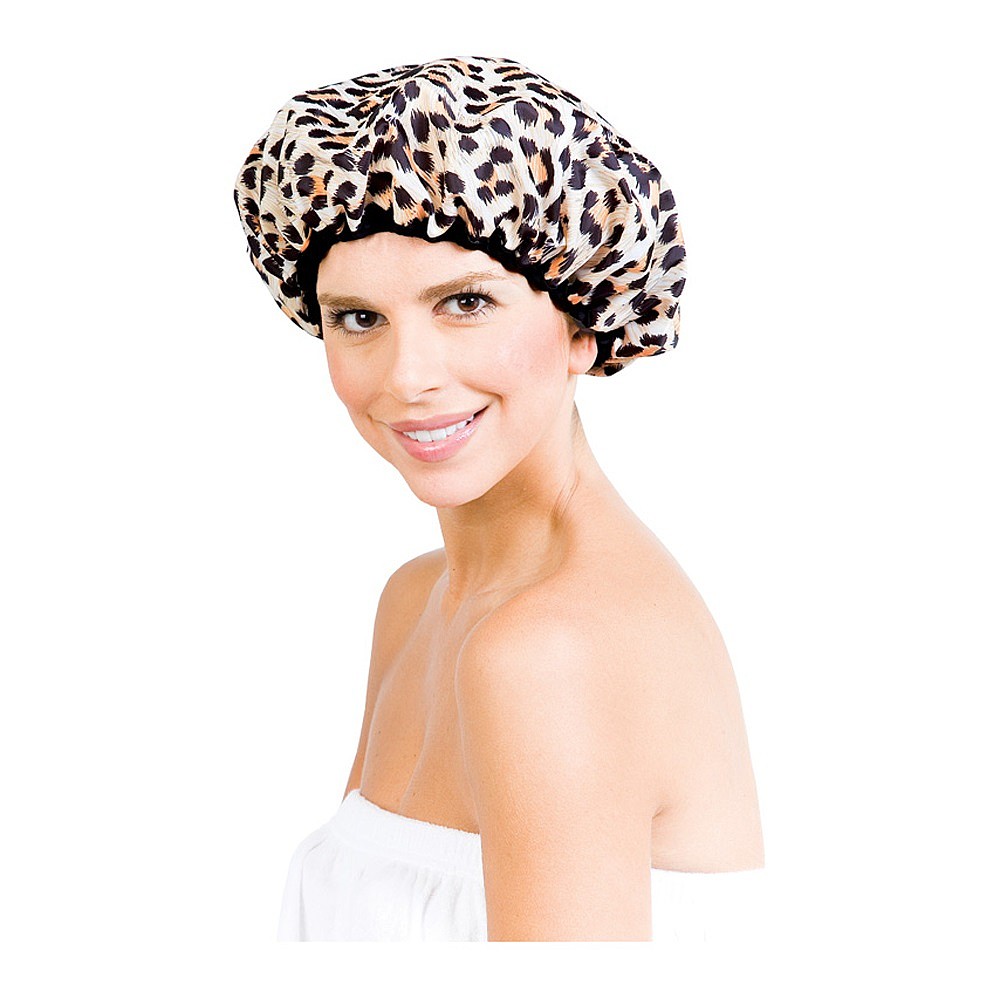 Betty Dain Reversible Shower Cap Safari Spots