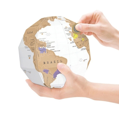 Scratch World Map Travel Edition Scratch Globe