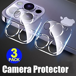 3 Pcs 9H Tempered Glass Back Camera Lens Screen Protector for iPhone 15 14 Pro Max 15 14 Plus 14 Full Cover Camera Protection Glass for iPhone 11 12 13 Pro Max 12 13 Mini Glass Lightinthebox