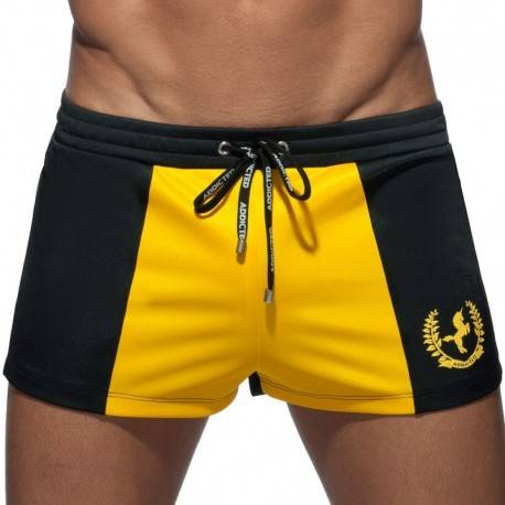 Addicted Horse Short - Black - Yellow XL