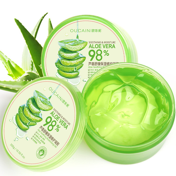 profession 300g natural aloe vera smooth gel acne treatment face cream for hydrating moist repair after sun