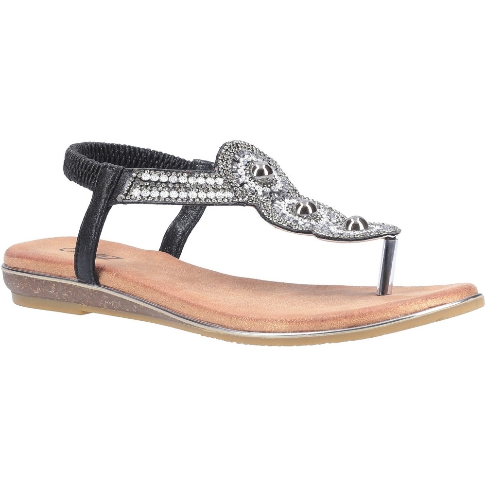 Divaz Womens Chandler Slip On Toe Post Summer Sandals UK Size 8 (EU 41)