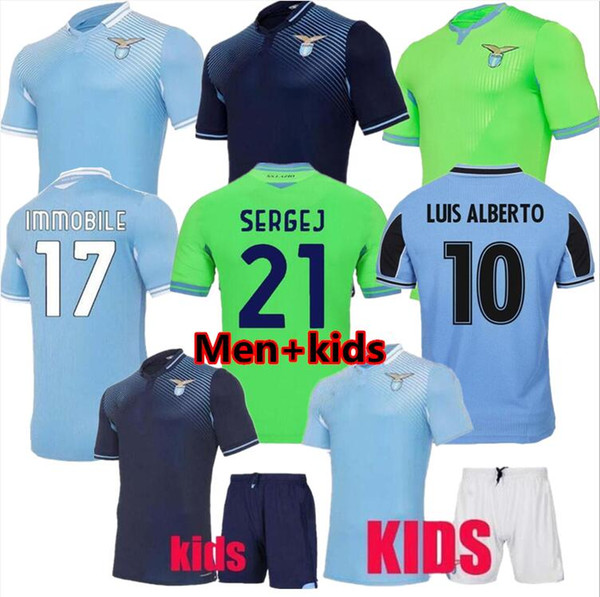 20 21 Lazio soccer jersey 2020 2021 Lazio football shirt LUIS ALBERTO J.CORREA camiseta de fútbol IMMOBILE SERGEJ maillot de foot uniforms