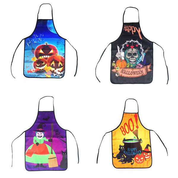apron halloween style family kitchen personality funny cooking apron halloween decoration novelty creative home funny