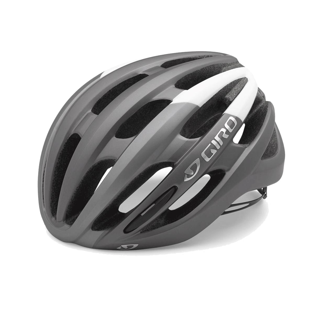 GIRO Foray, Road Helmet-Titanium/White-Large