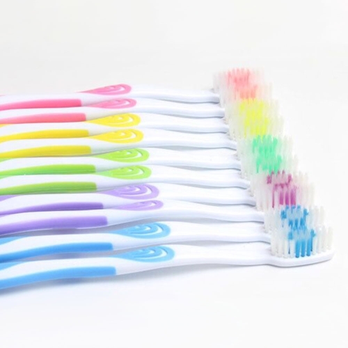 10pcs Soft Toothbrush White Advanced Vivid Soft Tooth Brush Travel Eco-friendly Brush Tooth For Adults