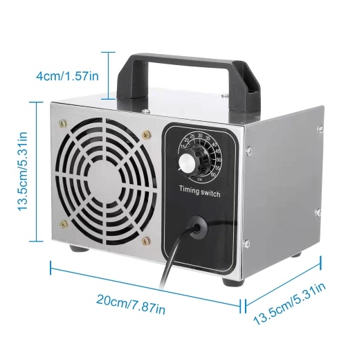 Générateur d'ozone 32g/h Machine à ozone O3 purificateur d'air désodorisant d'air pour voiture de bureau de cuisine à domicile
