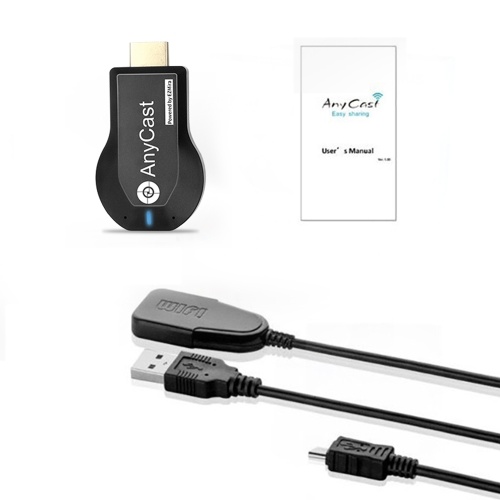 Anycast M2 Plus Airplay 1080P sans fil WiFi affichage TV Dongle récepteur HD TV Stick Miracast Compatible avec iOS / Android / Windows / MacOS