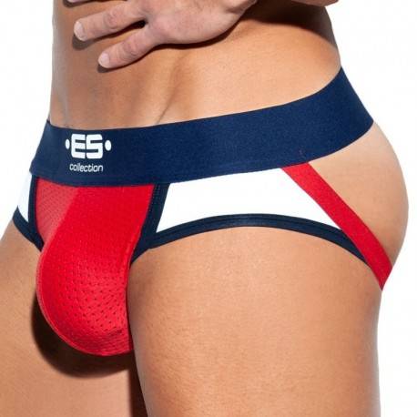ES Collection Flags Jock - Red XL
