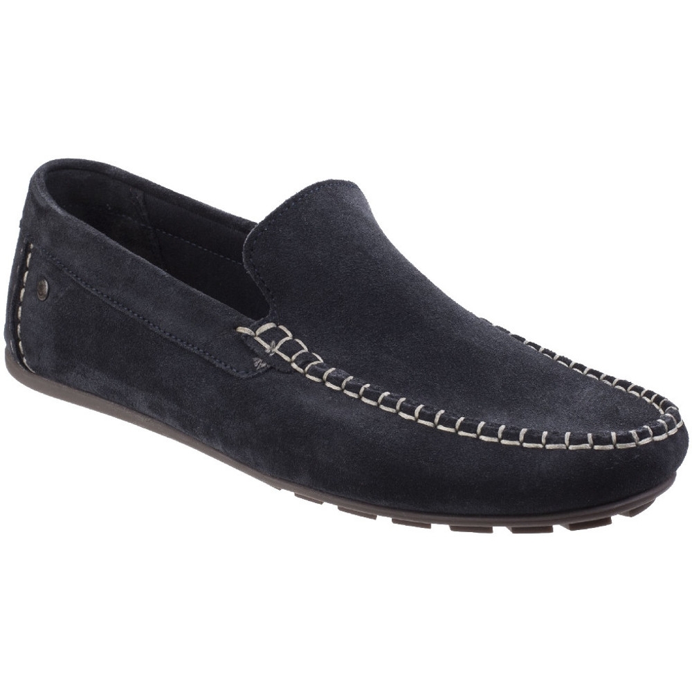 Base London Mens Henton Suede Leather Classic Moccasin Loather Shoes UK Size 10 (EU 44, US 11)