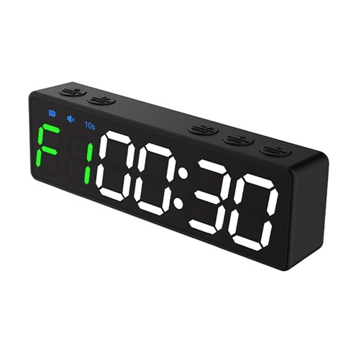 Chronométrie rechargeable Mini Gym Timer Horloge portable avec retour magnétique pour la formation de sport à domicile