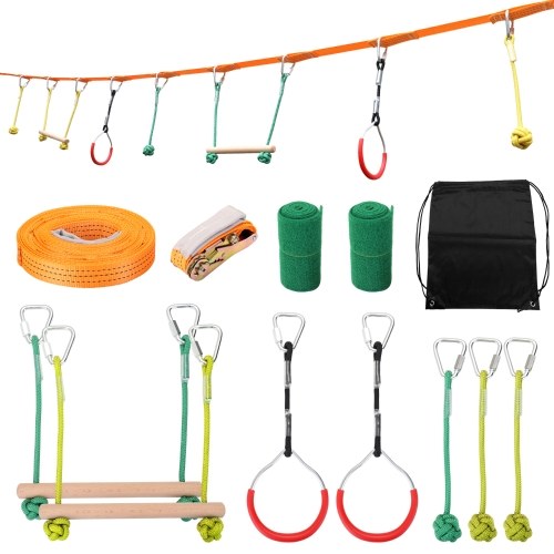 Enfants Escalade Ninja Corde Ninja Line Obstacle Training Equipment Enfants Fun Slack Line Outdoor Sports pour enfants