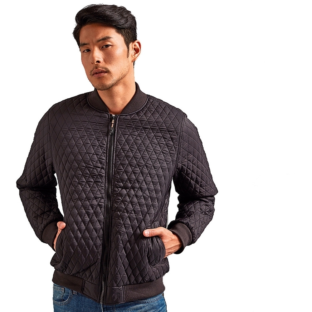 Outdoor Look Mens Quilted Flight Slim Fit Bomber Jacket S- Chest 38'